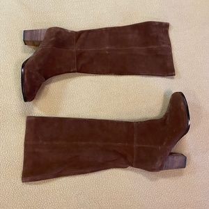 NWOTs ($300) Womens Cole Haan Nike Air Boots, Brown Suede Leather Size 7.5B